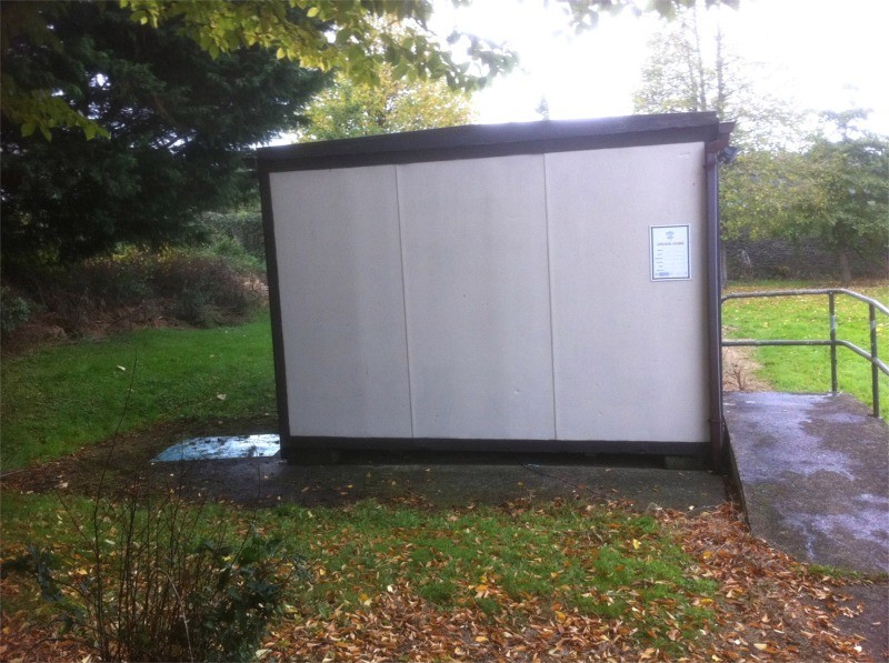 Shed after soft washing by G M Services, Window Cleaning & Power Washing, Cork, Ireland