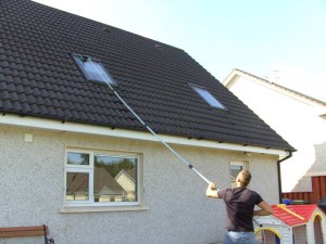 GM Window Cleaner using Waterfed Pole Cleaning System, Cork, Ireland